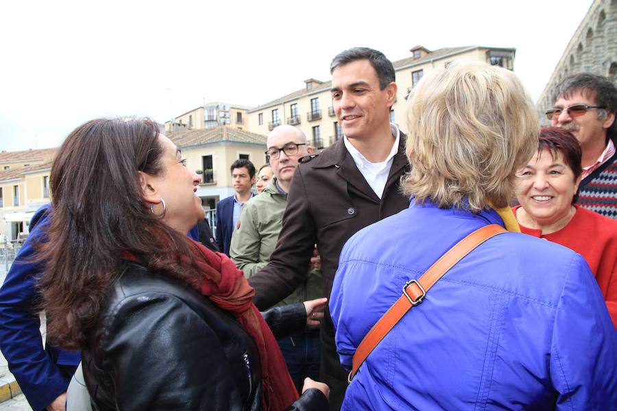 Fotos: Pedro Sánchez en Segovia