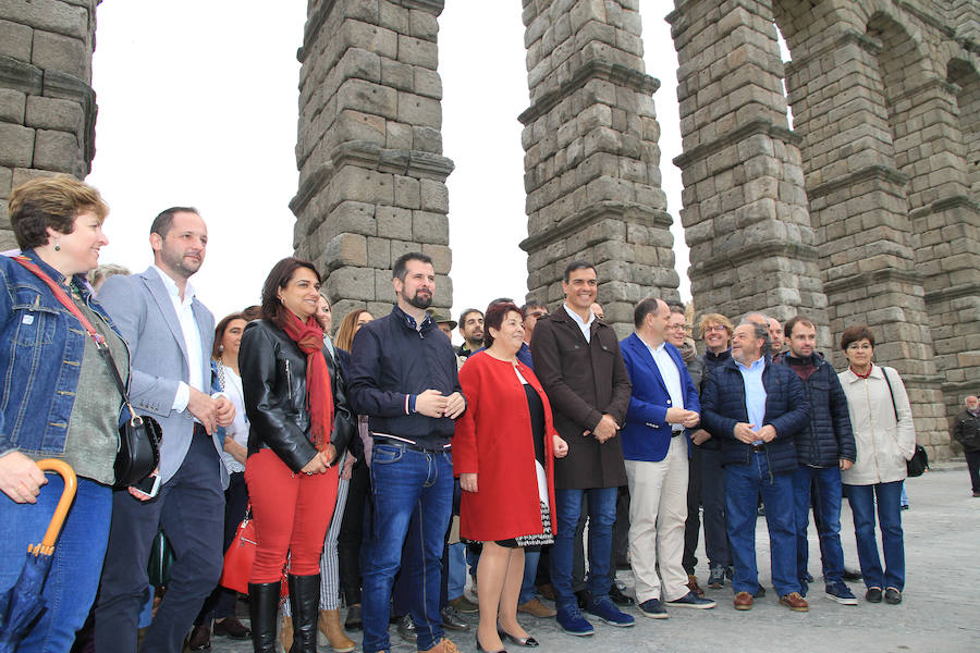 Fotos: Pedro Sánchez en Segovia