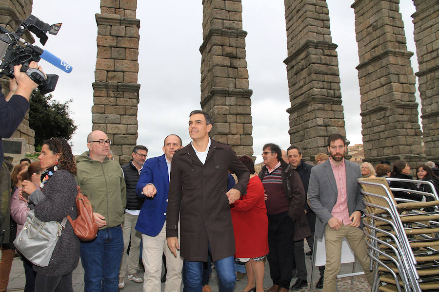 Fotos: Pedro Sánchez en Segovia