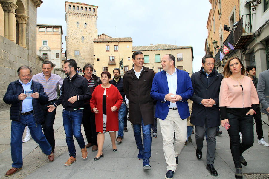 Fotos: Pedro Sánchez en Segovia