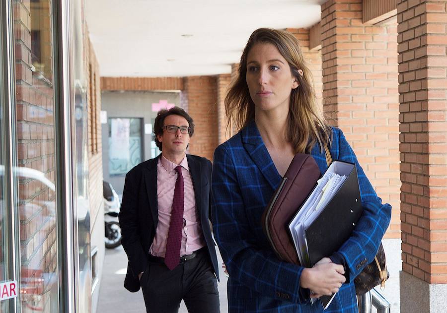 Los abogados volvieron ayer a los juzgados de Aranda para la testifical del último testigo