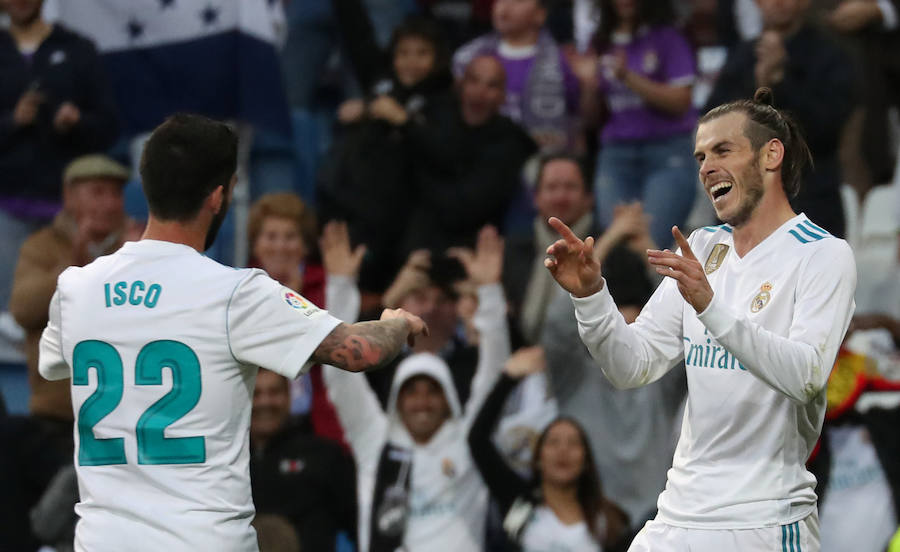 El Real Madrid goleó a un Celta impotente que no vio portería en el Santiago Bernabéu. Bale fue uno de los protagonistas del partido. El galés marcó los dos goles que abrieron el marcador. 