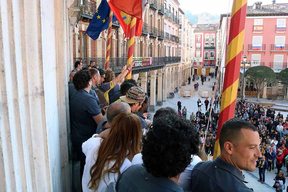 Fotos: El Ubu Colina Clinic celebra su histórico ascenso en el Ayuntamiento, en imágenes