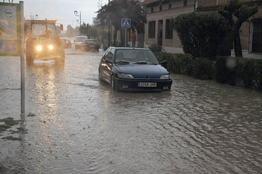 Fotos: Una tormenta inunda las calles de La Seca