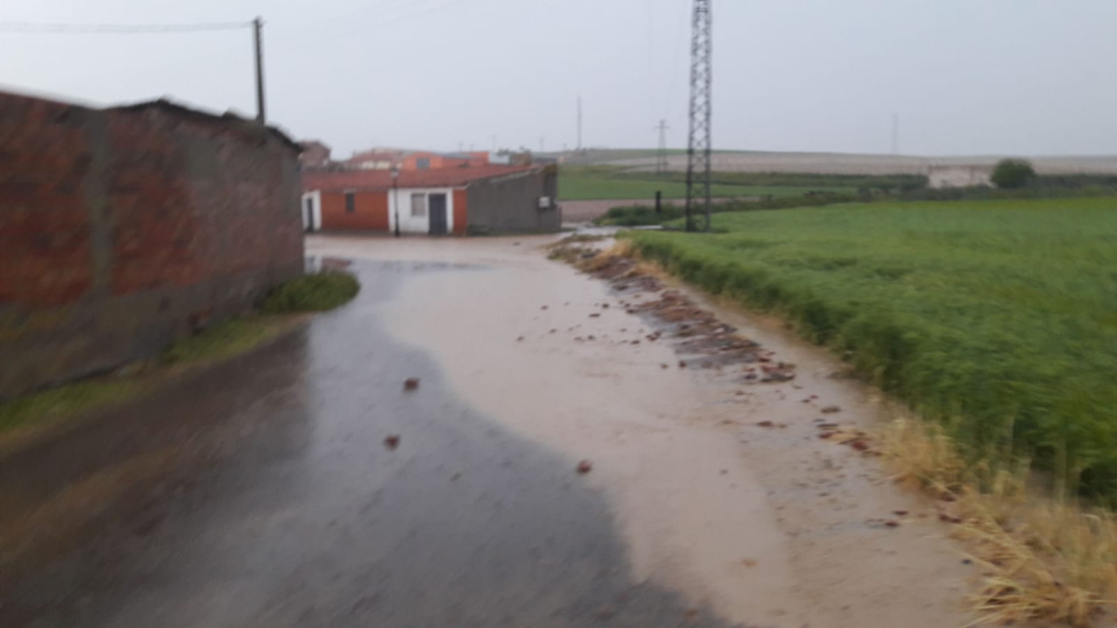 Fotos: Una tormenta inunda las calles de La Seca