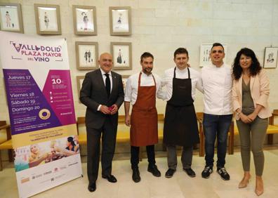 Imagen secundaria 1 - &#039;Valladolid Plaza Mayor del Vino&#039; arranca con una cata y platos de chefs con estrellas Michelin