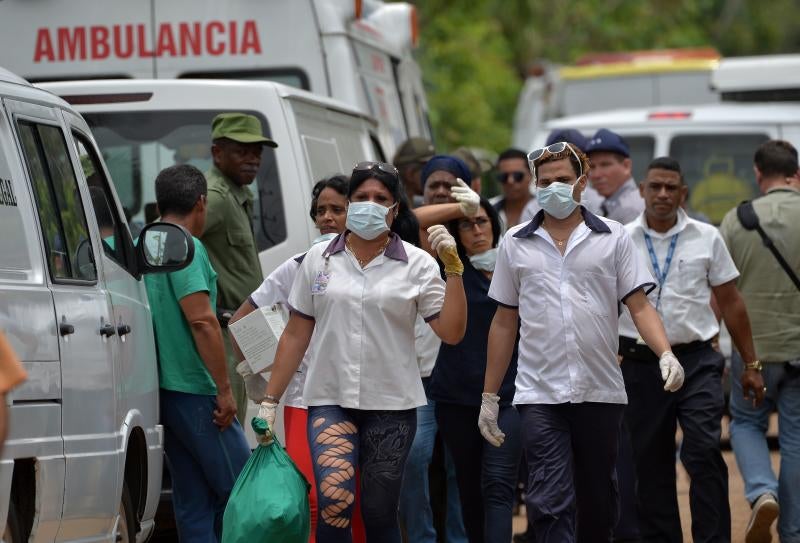 El aparato siniestrado, un Boeing 737 de la compañía Cubana de Aviación, se dirigía a Holguín con 113 personas a bordo