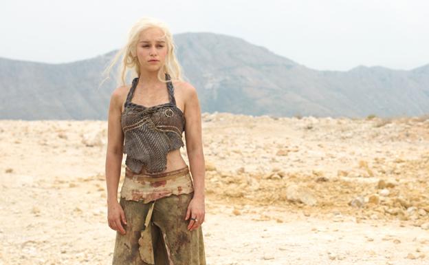 La actriz Emilia Clarke en una secuencia de 'Juego de tronos'. 