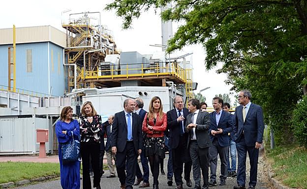 Juan Vicente Herrera también visitó Montefibre