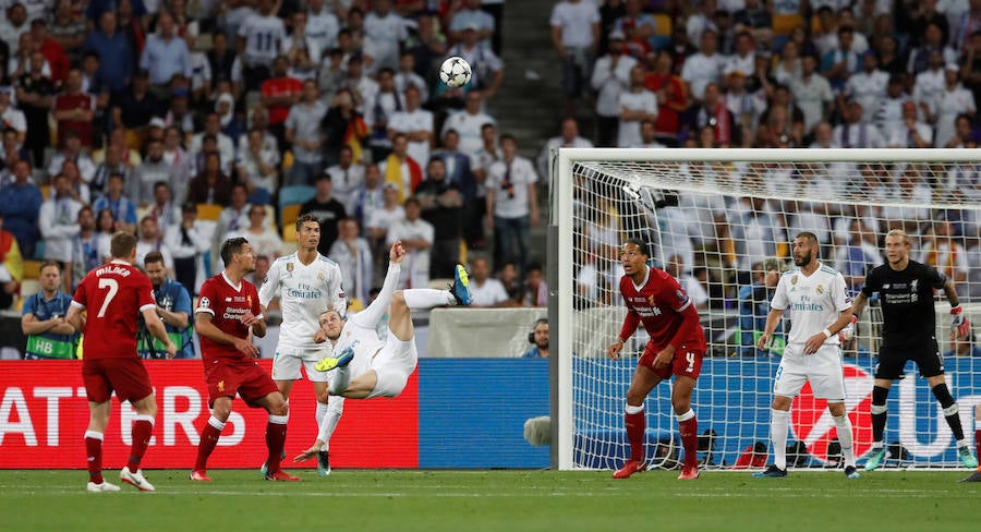 Las mejores imágenes de la final de la Champions League disputada en Kiev entre el Real Madrid y el Liverpool. 