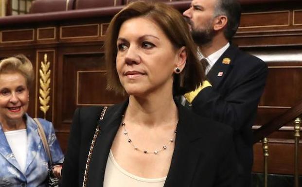 La secretaria general del PP, Maria Dolores de Cospedal