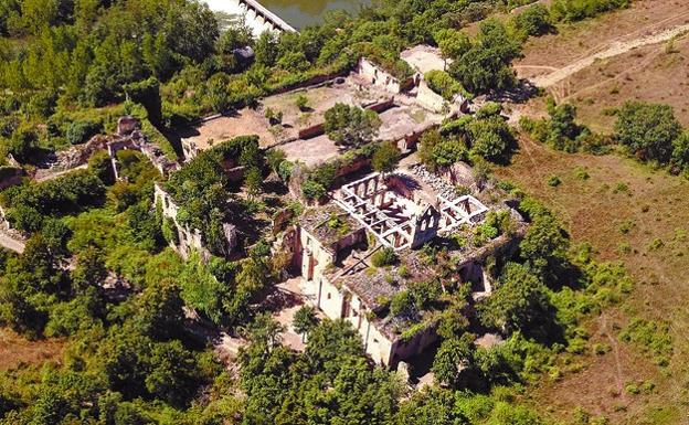 Vista aérea del monasterio