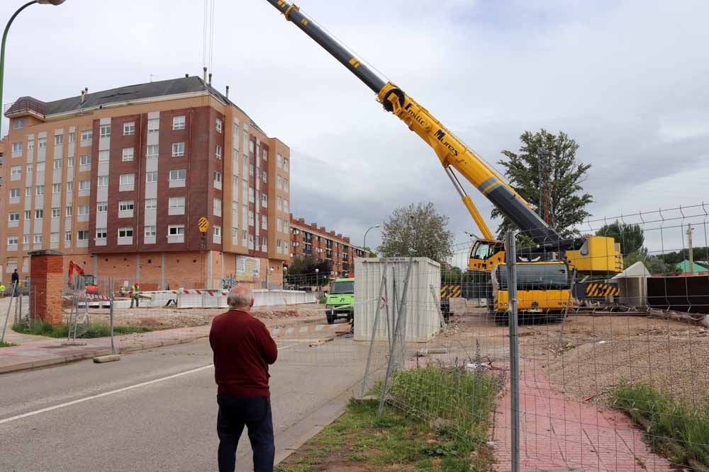Fotos: Así avanzan las obras en el Puente de las Rebolledas