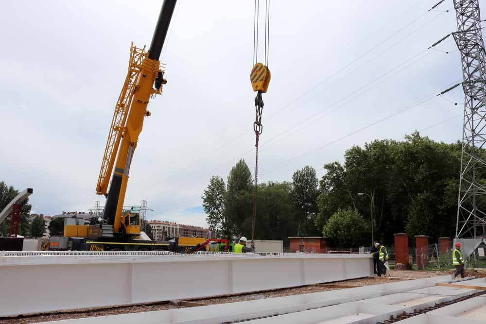Fotos: Así avanzan las obras en el Puente de las Rebolledas