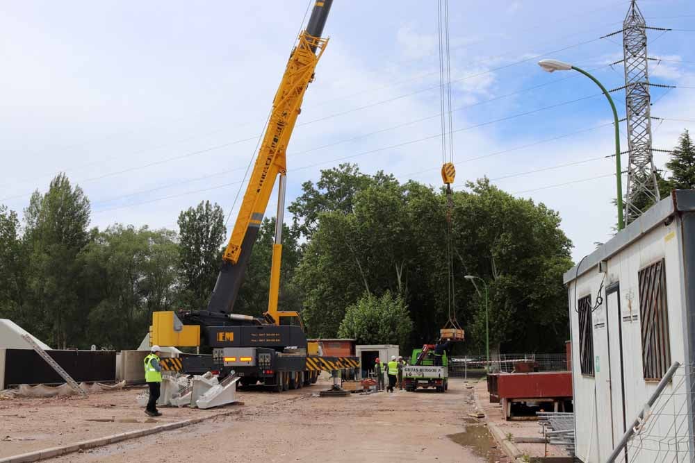 Fotos: Así avanzan las obras en el Puente de las Rebolledas