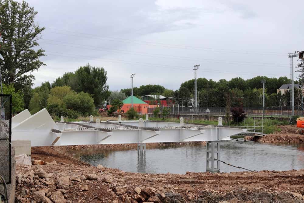 Fotos: Así avanzan las obras en el Puente de las Rebolledas