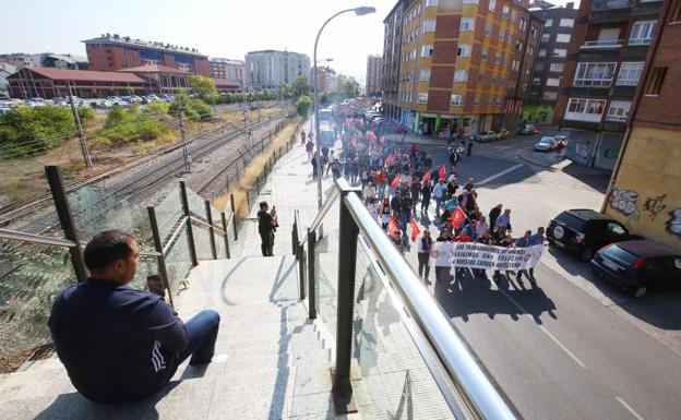 Manifestación minera por la defensa del carbón autóctono y los puestos de trabajo el pasado septiembre en Ponferrada.