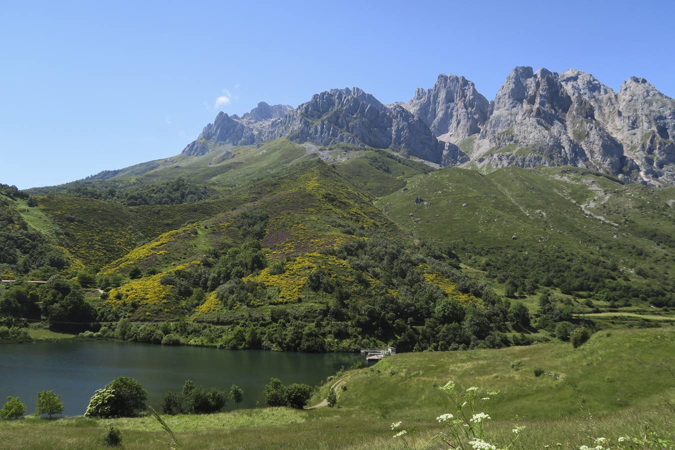 Embalse de Posada de Valdeón.