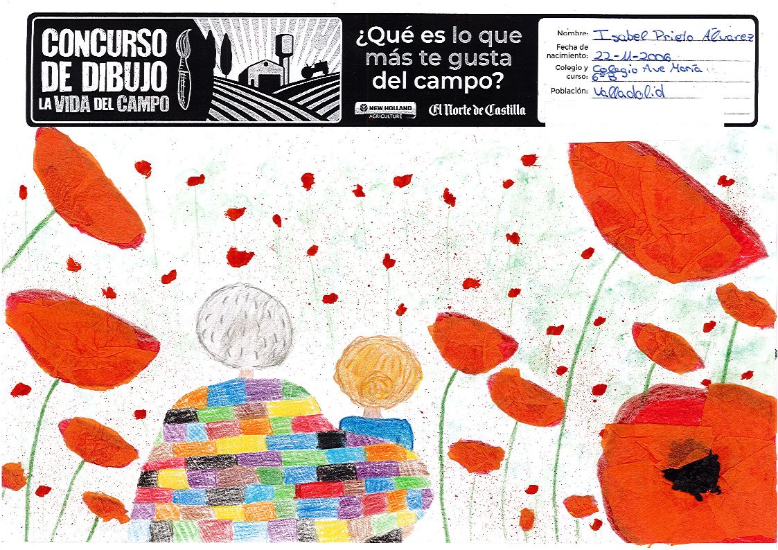 Primer premio Dibujo 5º y 6º Primaria. Isabel Prieto.