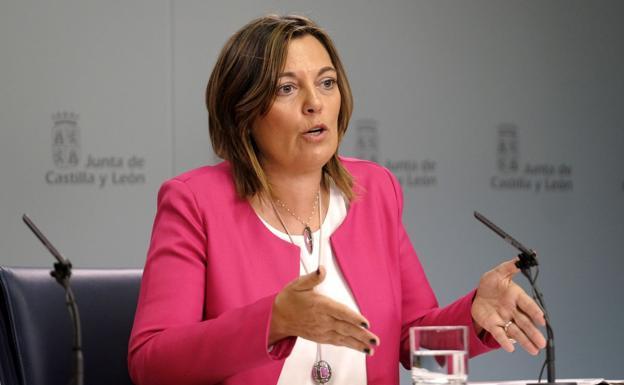 Milagros Marcos, portavoz de la Junta de Castilla y León 