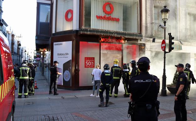 Bomberos y Policía Nacional han intervenido a tiempo