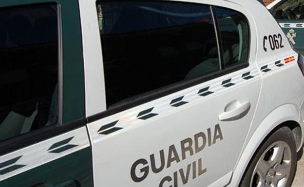 Vehículo de la Guardi Civil.