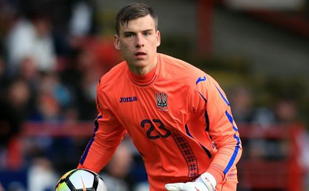 El portero Andriy Lunin