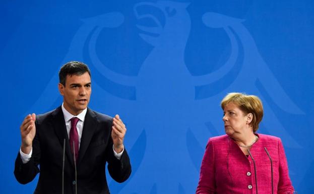 Sánchez y Merkel.