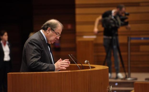 Juan Vicente Herrera durante su intervención. 