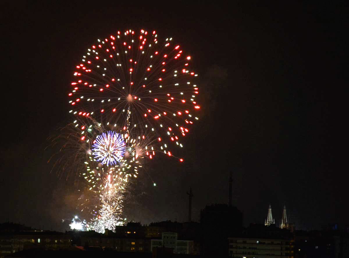 Fotos: Primera sesión de ls fuegos artificiales