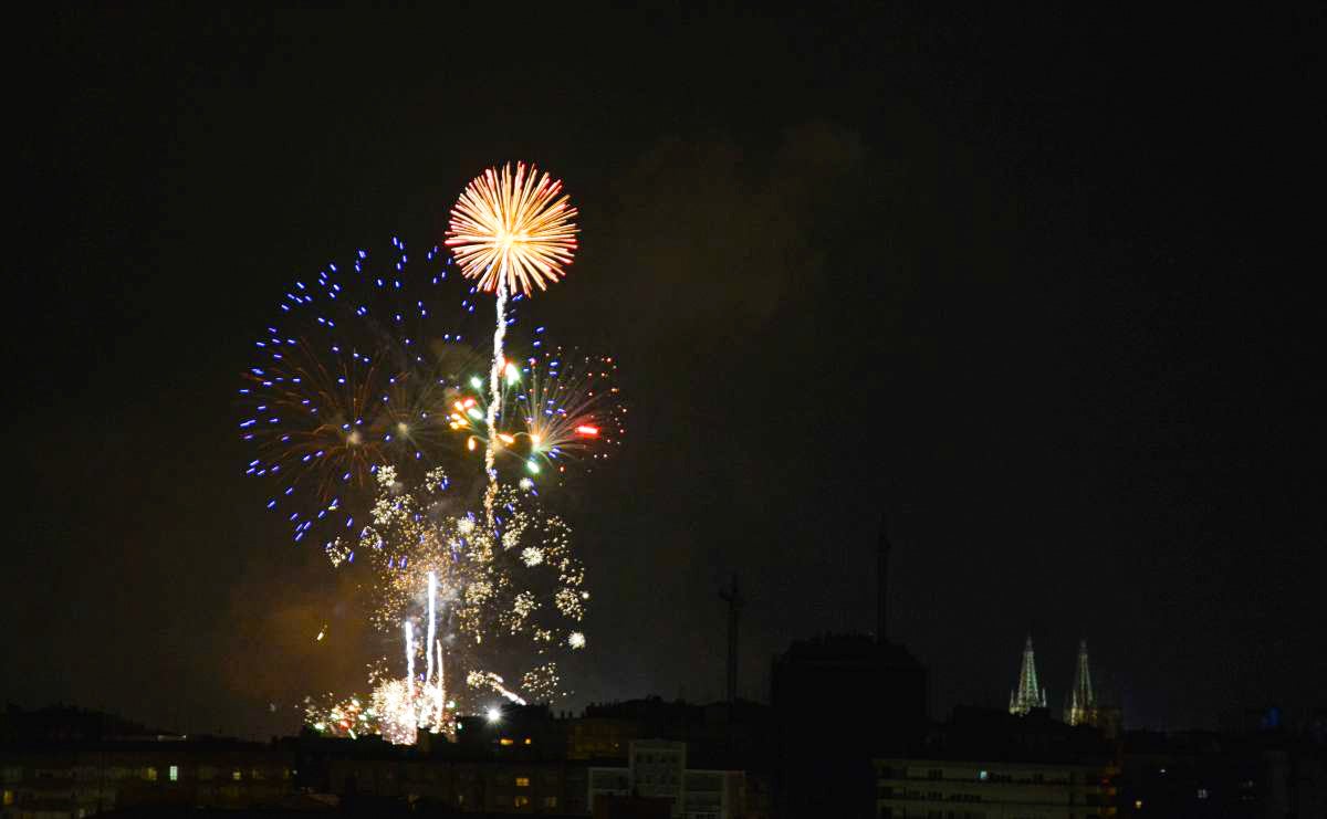 Fotos: Primera sesión de ls fuegos artificiales