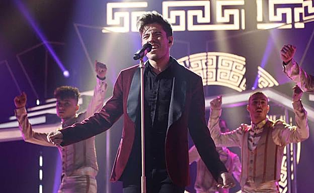 Roi Méndez durante un concierto. 