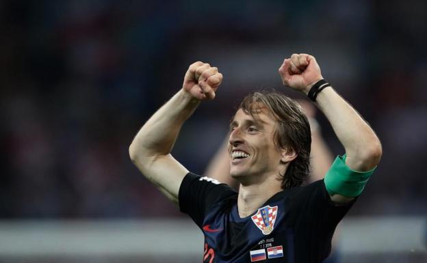 Modric, tras vencer a Rusia.