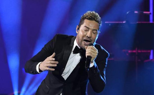 David Bisbal, en concierto. 