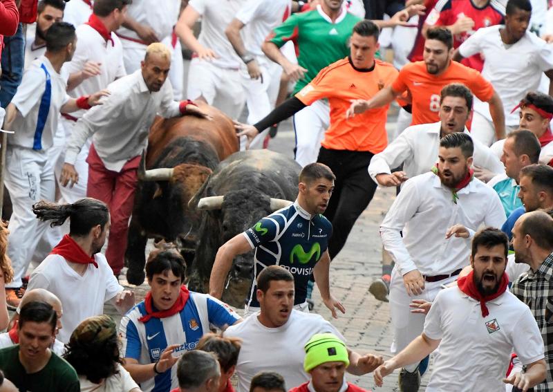 Dos minutos y 33 segundos ha durado este tercer encierro. Rápido y limpio