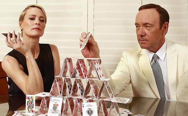 Robin Wright y Kevin Spacey, en una imagen promocional.