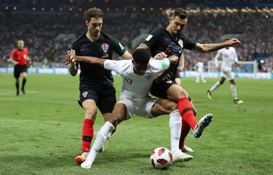 Fotos: Croacia-Inglaterra, en imágenes