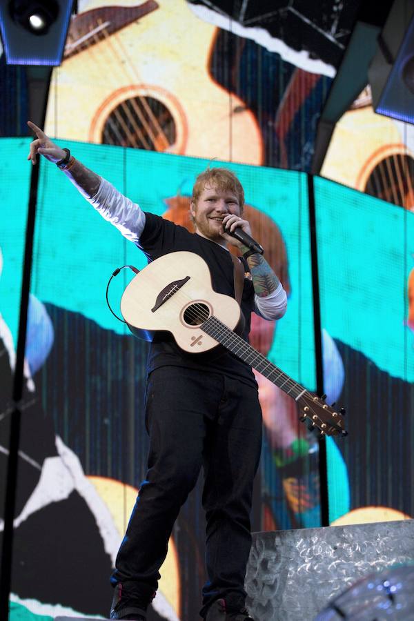 El cantante Ed Sheeran figura noveno con 110 millones de dólares (94 millones de euros).