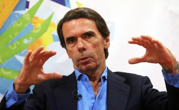 El expresidente del Gobierno y del PP José María Aznar.
