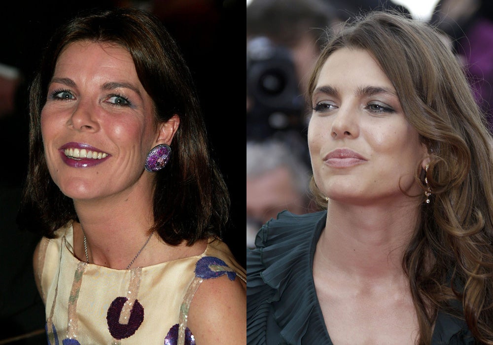 Carolina de Mónaco y su hija Carlota Casiraghi. 