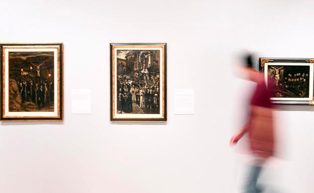 Inauguración de la exposición 'José Gutiérrez Solana y la religión', dentro de los actos del VIII Centenario de la Catedral. Burgos 2021