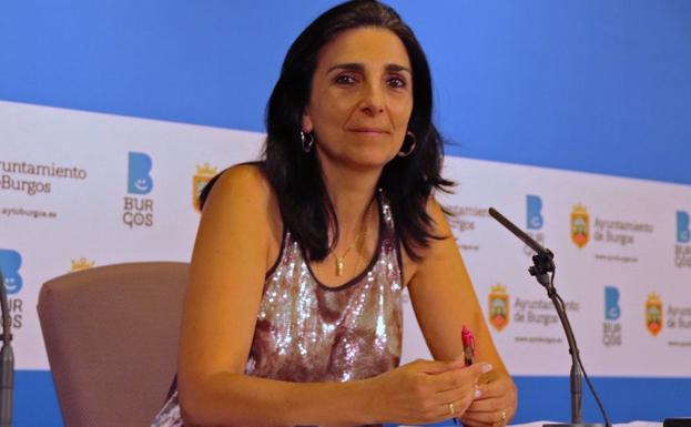 Gloria Bañeres en rueda de prensa