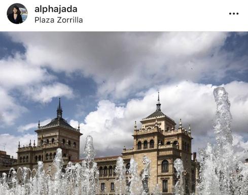 Una imagen de Valladolid compartida en Instagram por Jada Yuan, la reportera-viajera de The New York Times, durante su visita a Valladolid el pasado mes de julio.