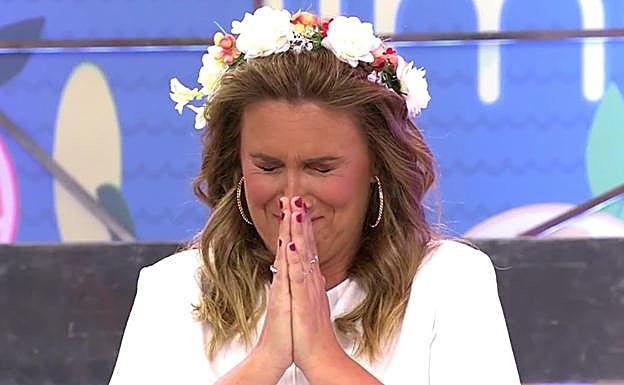 Carlota Corredera recuerda el día de su boda. 