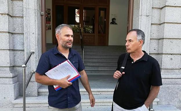 CCOO y Centaurea tras la reunión mantenida con el subdelegado de gobierno en Ávila.