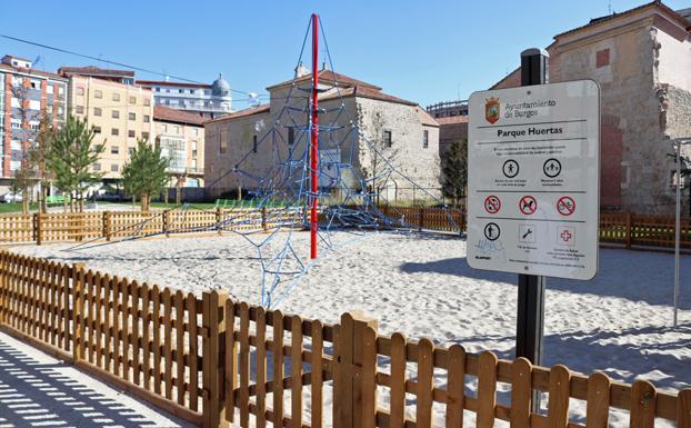 El Parque ofrece ocio para los niños tras el Hospital de la Concepción