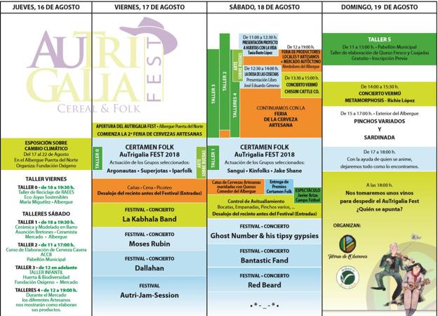 Programa de Autrigalia 2018