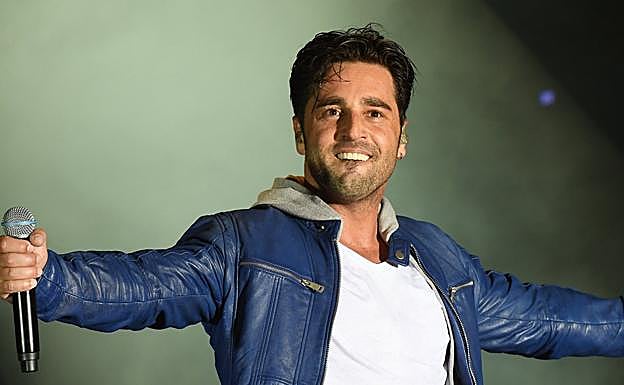 David Bustamante, en concierto. 