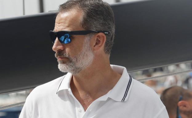 El Rey Felipe VI, en Mallorca. 