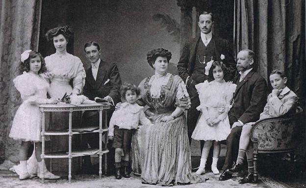 La familia de Saturnino Calleja